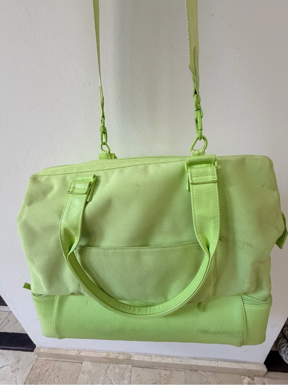 BEIS Lime Green Travel Tote - Picture 4 of 10